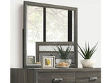 Voleta Gray Mirror - Ornate Home