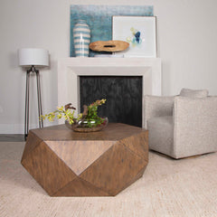 Volker Woodtone Honey Coffee Table - Ornate Home