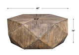 Volker Woodtone Honey Coffee Table - Ornate Home