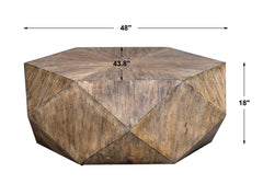 Volker Woodtone Honey Coffee Table - Ornate Home