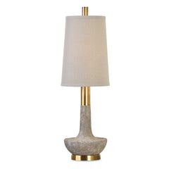 Volongo Ivory Stone Buffet Lamp - Ornate Home