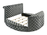 Voltare Gray King/Queen Storage Rail-Right   5212GY-KQ-RL-R - Ornate Home