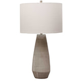 Volterra Taupe-Gray Table Lamp - Ornate Home