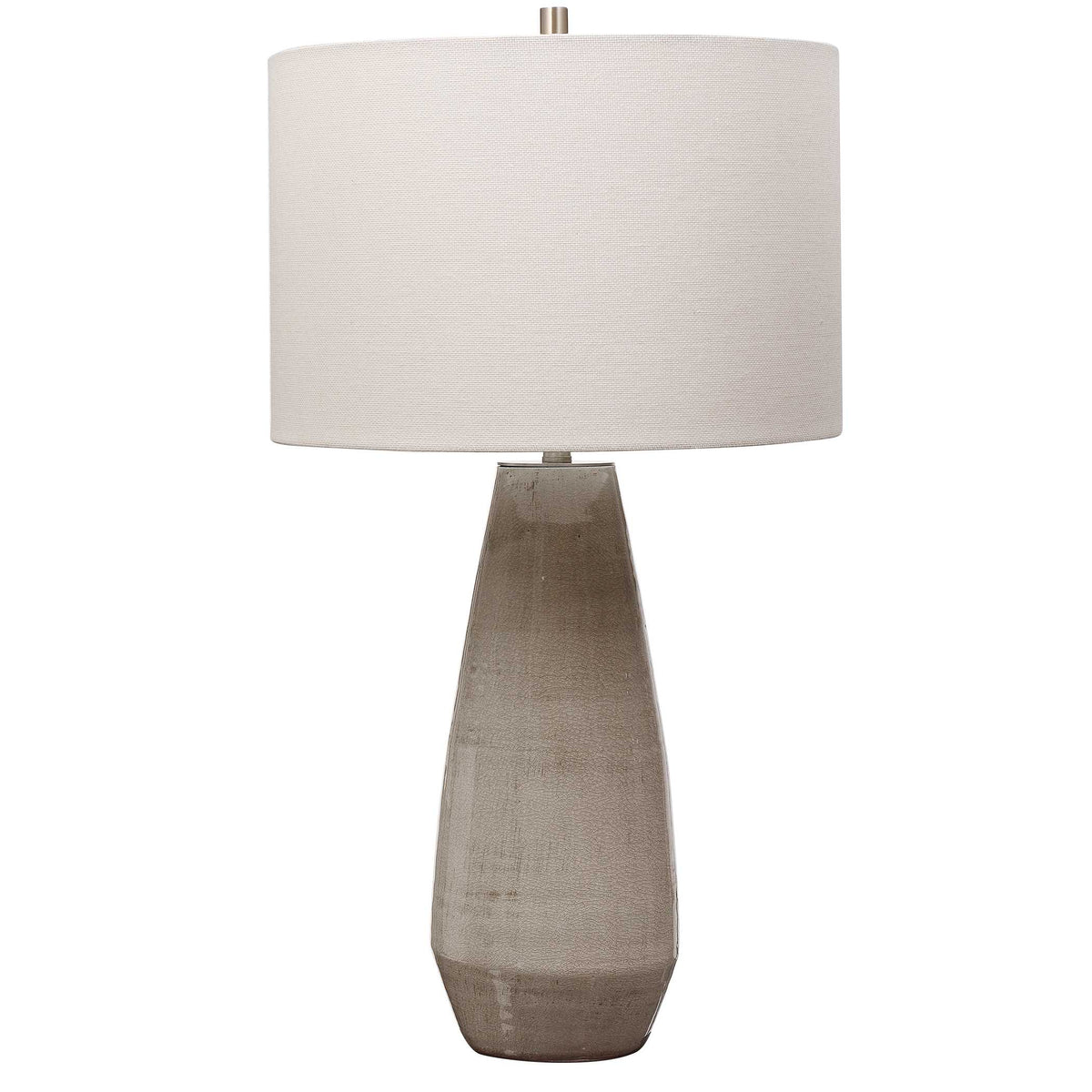 Volterra Taupe-Gray Table Lamp - Ornate Home