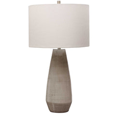 Volterra Taupe-Gray Table Lamp - Ornate Home
