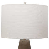 Volterra Taupe-Gray Table Lamp - Ornate Home