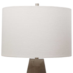 Volterra Taupe-Gray Table Lamp - Ornate Home