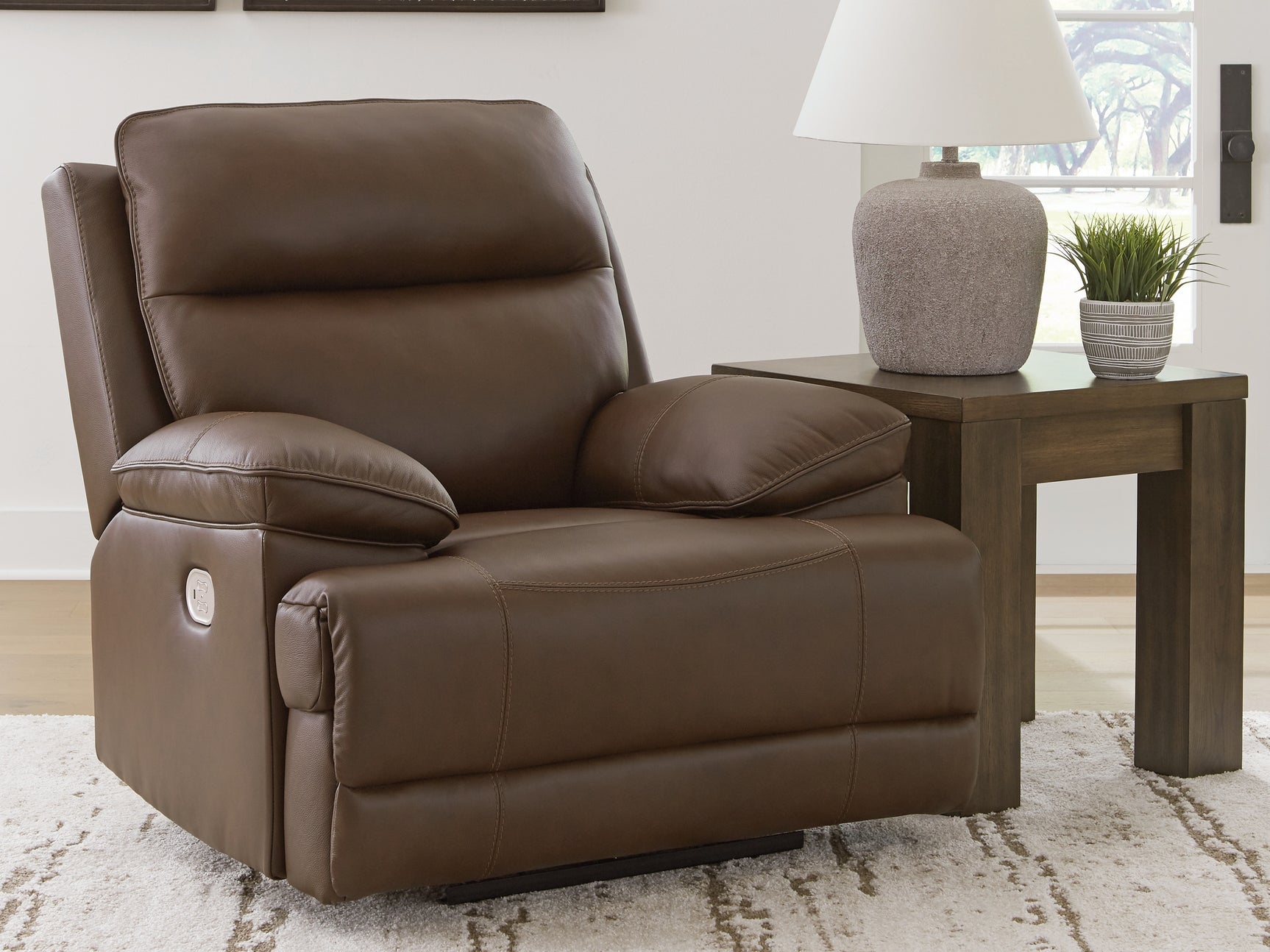 VonRyan Tobacco Power Recliner - Ornate Home