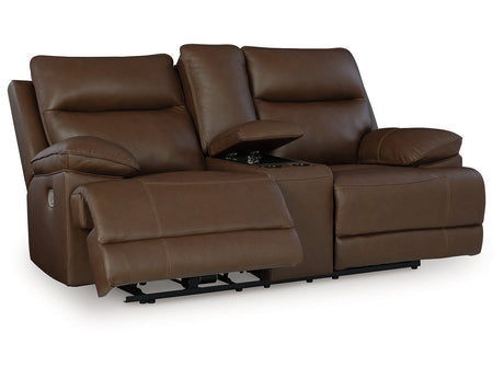 VonRyan Tobacco Power Reclining Loveseat (Online Special Price) - Ornate Home