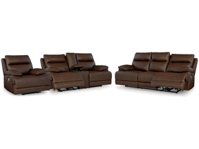 VonRyan Tobacco Power Reclining Sofa & Loveseat & Recliner (Online Special Price) - Ornate Home