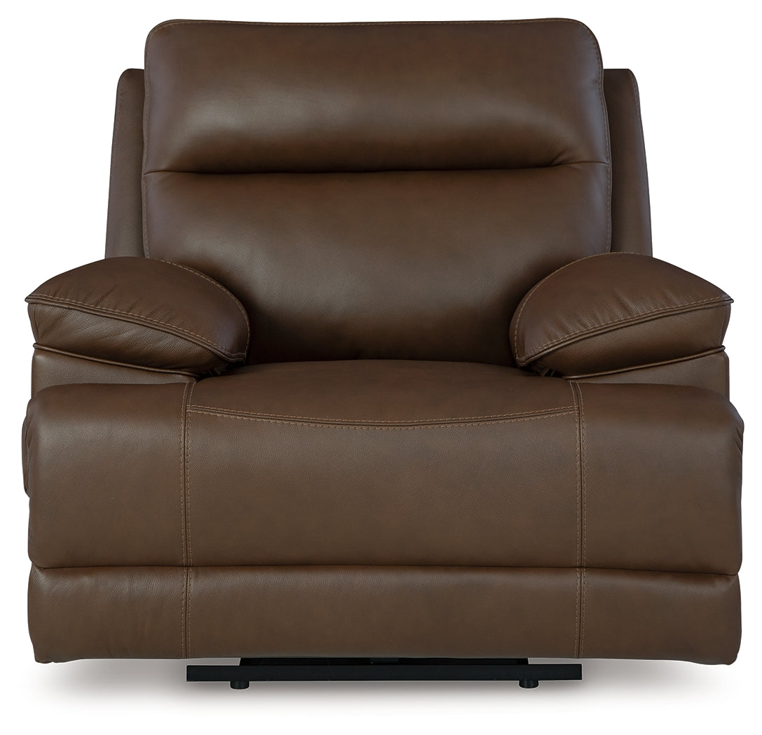 VonRyan Tobacco Power Reclining Sofa & Loveseat & Recliner (Online Special Price) - Ornate Home