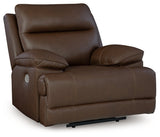 VonRyan Tobacco Power Reclining Sofa & Loveseat & Recliner (Online Special Price) - Ornate Home