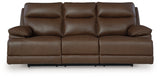 VonRyan Tobacco Power Reclining Sofa & Loveseat & Recliner - Ornate Home