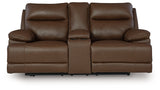 VonRyan Tobacco Power Reclining Sofa and Loveseat (Online Special Price) - Ornate Home