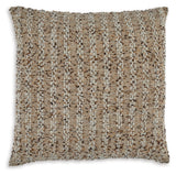 Vorlane Tan/Brown/White Pillow (Online Special Price) - Ornate Home