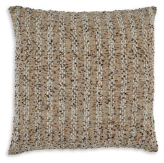Vorlane Tan/Brown/White Pillow - Ornate Home