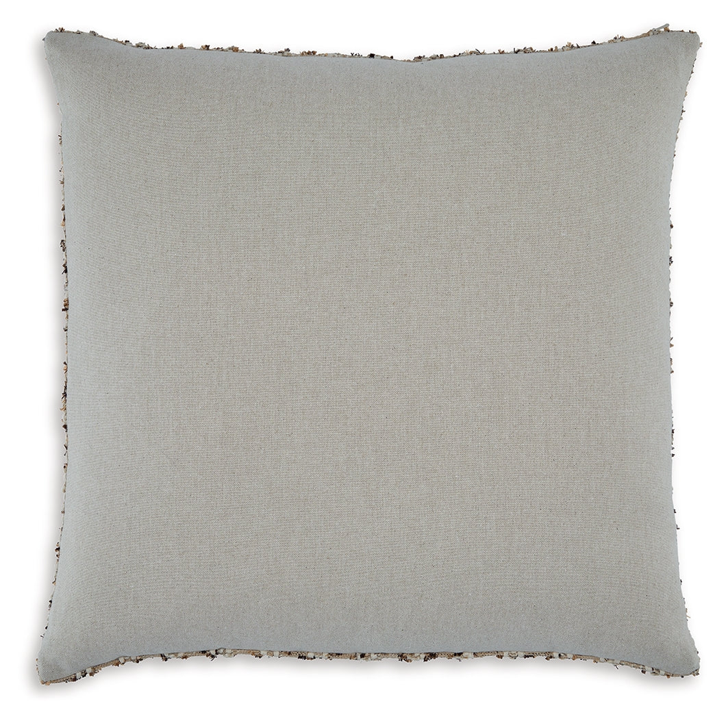 Vorlane Tan/Brown/White Pillow (Set of 4) (Online Special Price) - Ornate Home