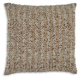 Vorlane Tan/Brown/White Pillow (Set of 4) (Online Special Price) - Ornate Home