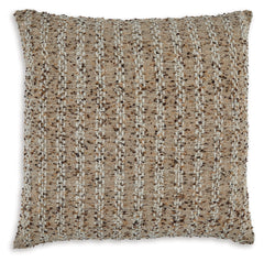 Vorlane Tan/Brown/White Pillow (Set of 4) - Ornate Home