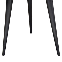 Vortex Black Round End Table - Ornate Home