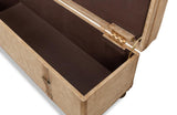Voyage Leather Beige Leather Trunk/Bench - Ornate Home