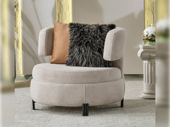 Voyance Beige Chair - Ornate Home