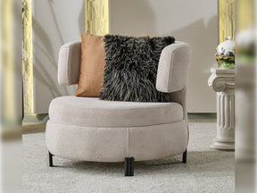 Voyance Beige Chair - Ornate Home