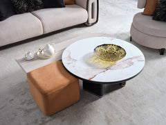 Voyance Multicolor Coffee Table Set - Ornate Home