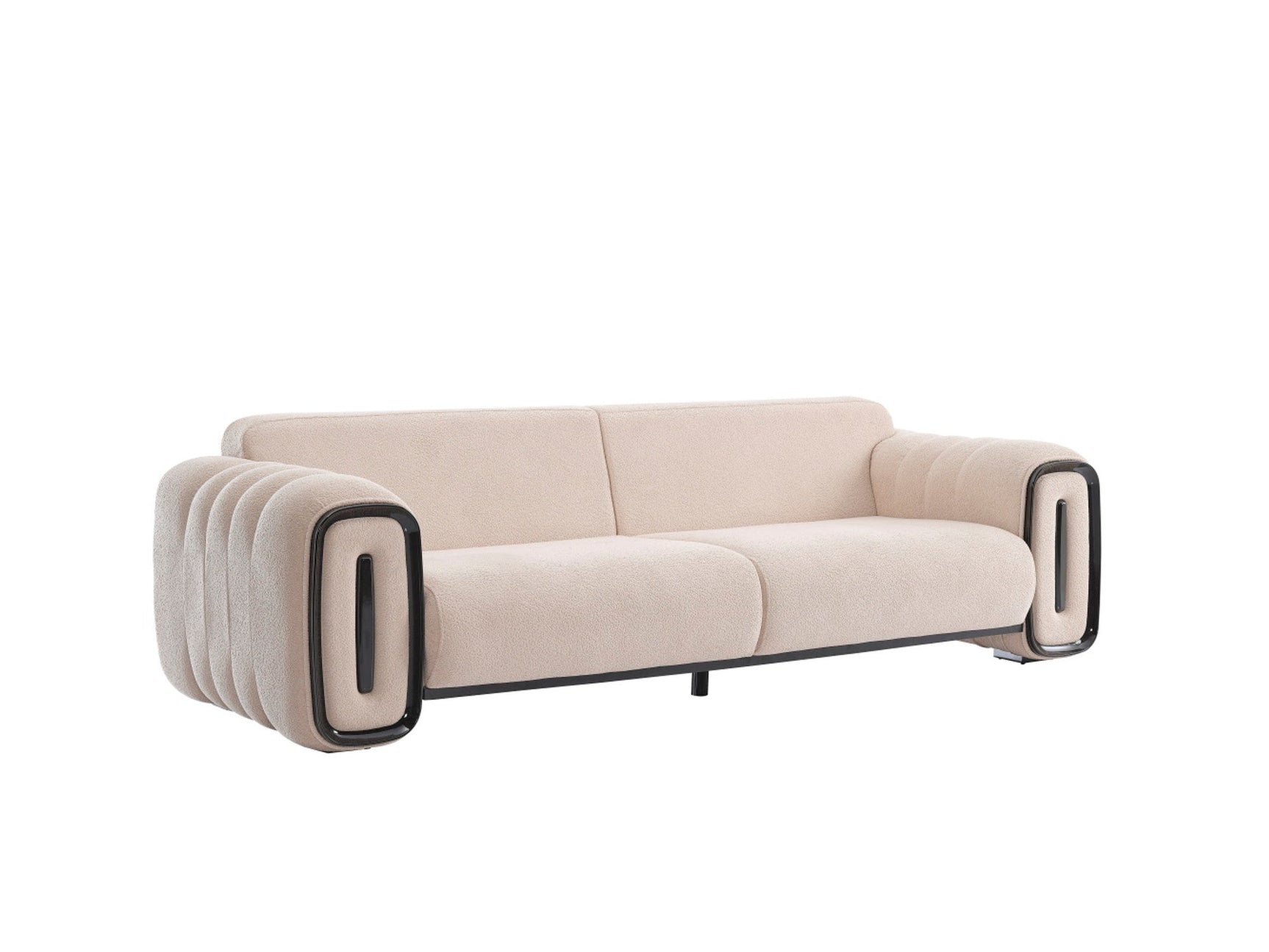 Voyance Beige 4-pieces (2 Four Seat Sofa & 2 Chair) Living Room Set