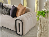 Voyance Beige 4-pieces (2 Four Seat Sofa & 2 Chair) Living Room Set