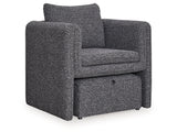 Vreni Charcoal/Black Accent Chair (Online Special Price) - Ornate Home