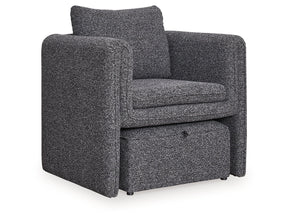 Vreni Charcoal/Black Accent Chair (Online Special Price) - Ornate Home