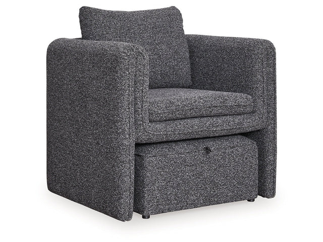 Vreni Charcoal/Black Accent Chair (Online Special Price) - Ornate Home