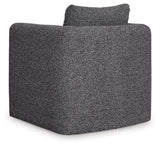Vreni Charcoal/Black Accent Chair (Online Special Price) - Ornate Home