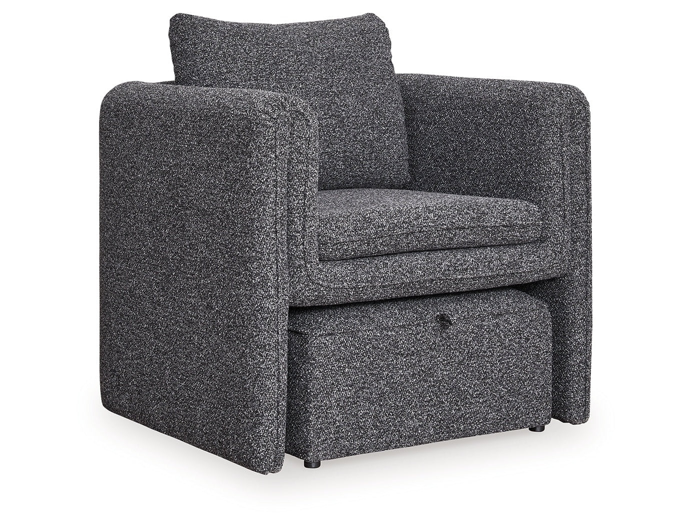 Vreni Charcoal/Black Accent Chair - Ornate Home