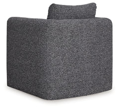Vreni Charcoal/Black Accent Chair - Ornate Home