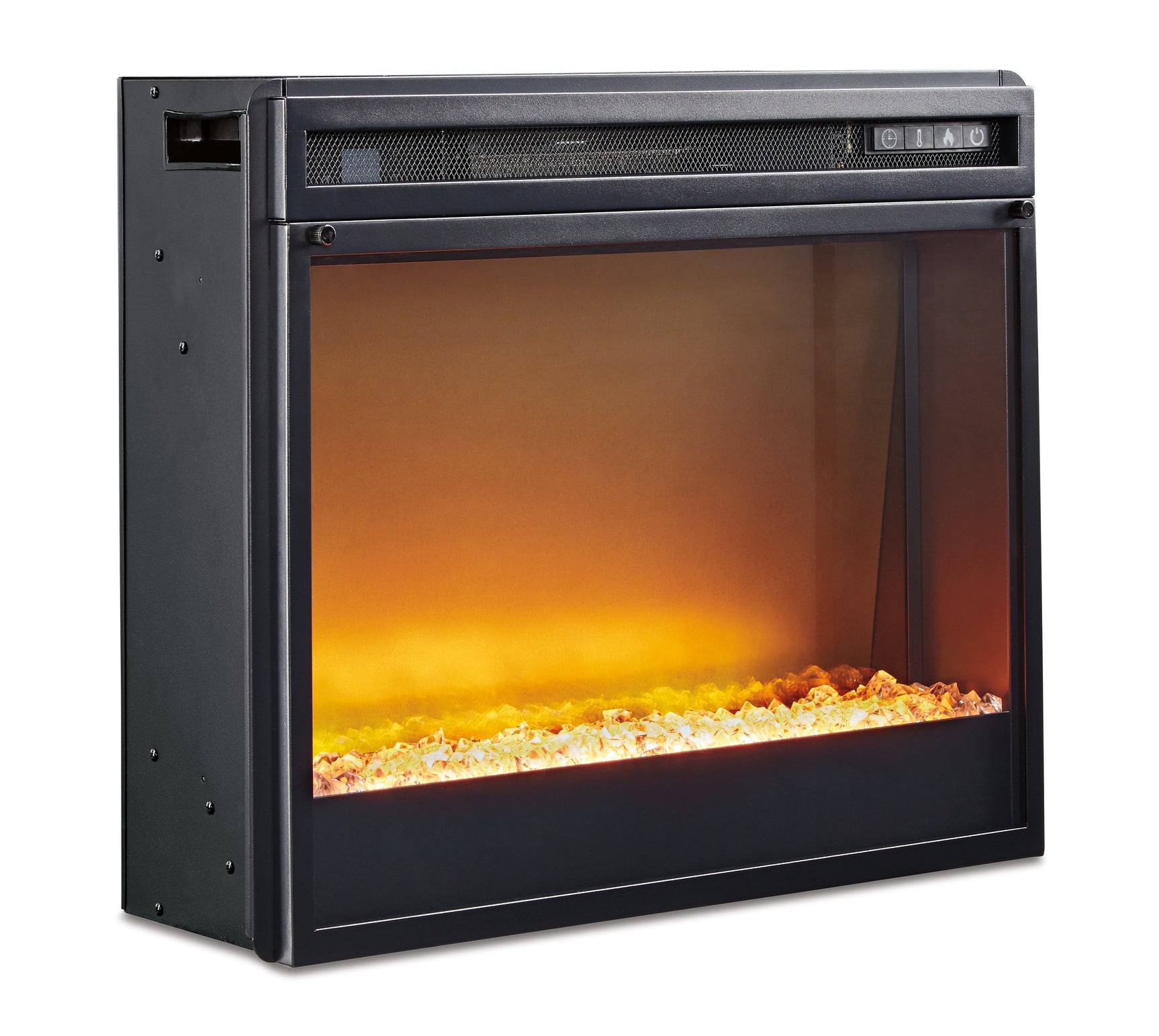 W100-02 / Electric Infrared Fireplace Insert 22" Black (Online Special Price) - Ornate Home