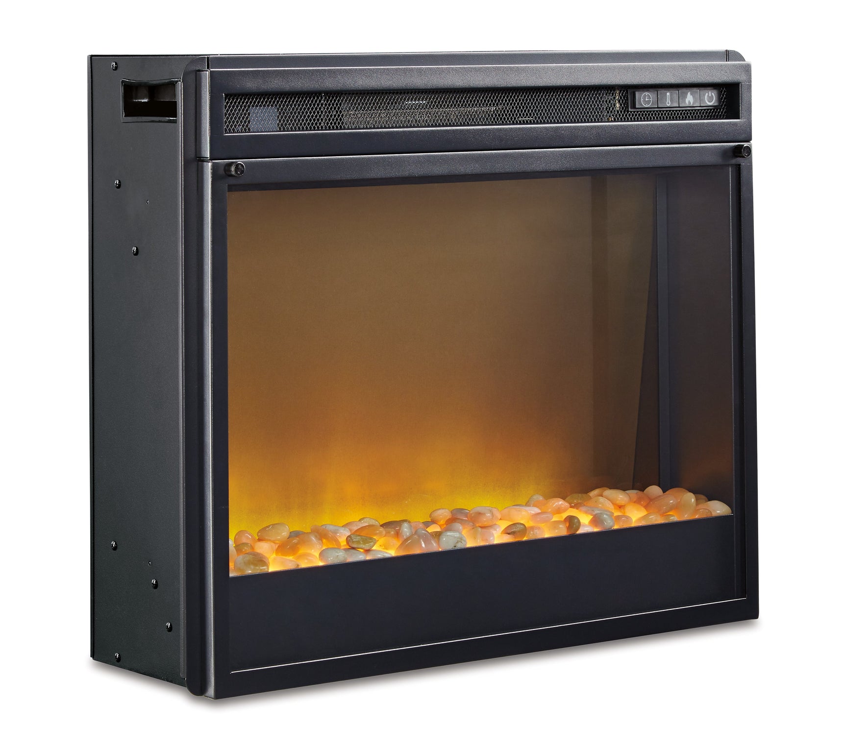 W100-02 / Electric Infrared Fireplace Insert 22" Black (Online Special Price) - Ornate Home