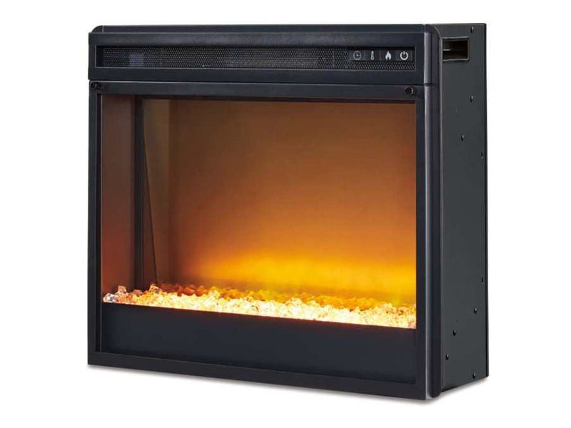 W100-02 / Electric Infrared Fireplace Insert 22" Black - Ornate Home