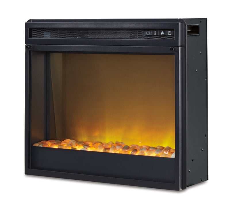 W100-02 / Electric Infrared Fireplace Insert 22" Black - Ornate Home