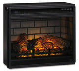 W100-101 / Electric Infrared Fireplace Insert 24" Black (Online Special Price) - Ornate Home