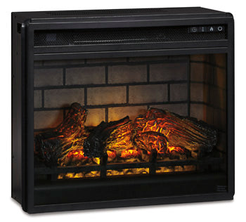 W100-101 / Electric Infrared Fireplace Insert 24" Black (Online Special Price) - Ornate Home