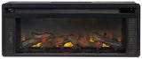 W100-12 / Electric Fireplace Insert Black 43" (Realistic Looking Logs) (Online Special Price) - Ornate Home