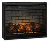 W100-121 / Electric Infrared Black Fireplace Insert / 31" (Online Special Price) - Ornate Home