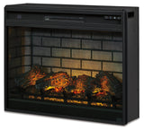 W100-121 / Electric Infrared Black Fireplace Insert / 31" (Online Special Price) - Ornate Home