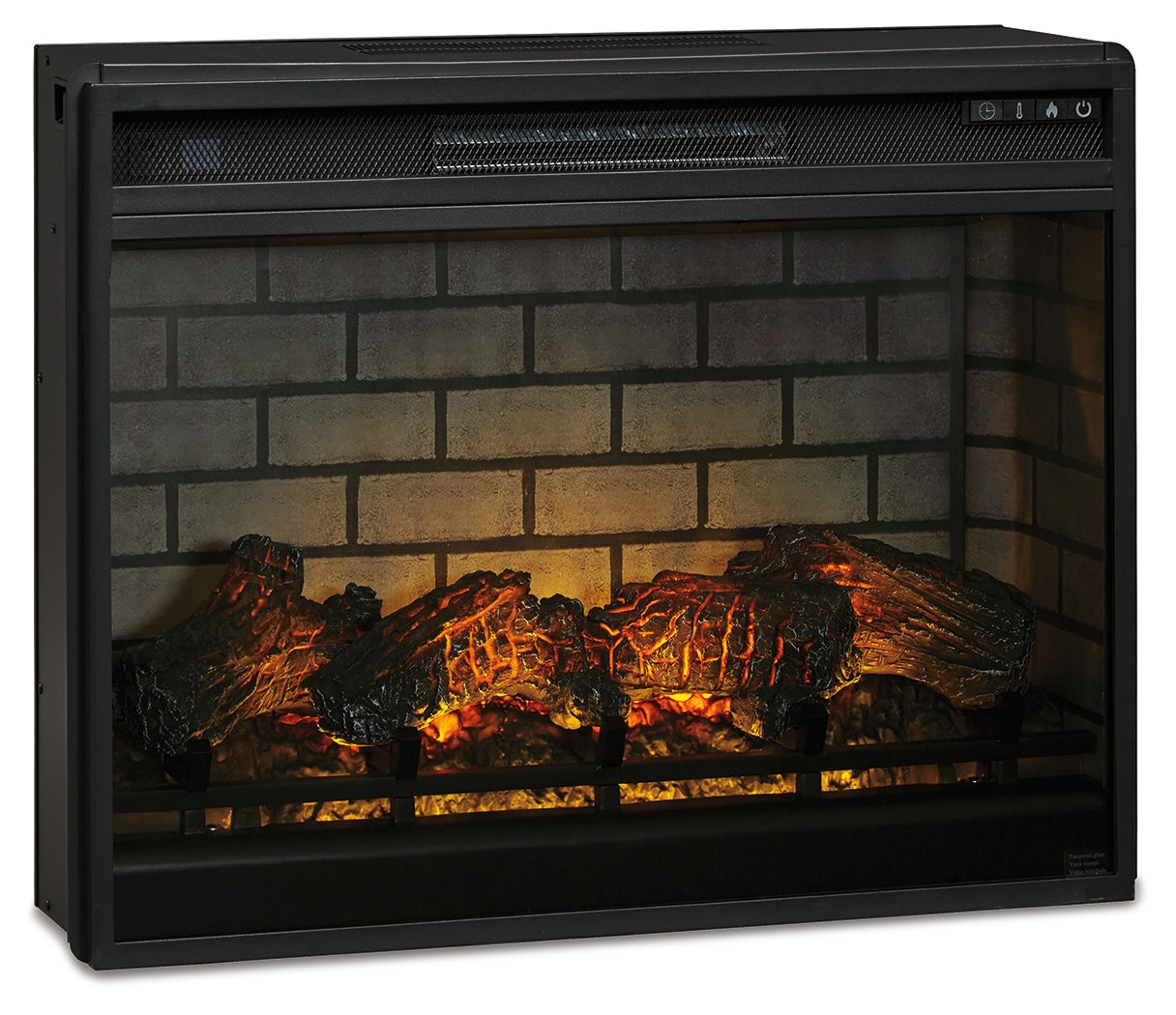 W100-121 / Electric Infrared Black Fireplace Insert / 31" (Online Special Price) - Ornate Home