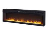 W100-22 / Wide Electric Fireplace Insert 57" Black (Online Special Price) - Ornate Home