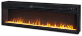 W100-22 / Wide Electric Fireplace Insert 57" Black (Online Special Price) - Ornate Home