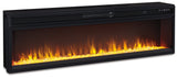 W100-22 / Wide Electric Fireplace Insert 57" Black (Online Special Price) - Ornate Home
