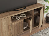 Dovander Brown Extra Large TV Stand (Online Special Price)